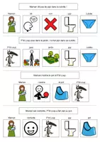 Aperçu - Apprentissages en autonomie - P’tit Loup ne met plus de couches - Livre Adapté - Page 1