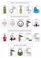 Aperçu - Apprentissages en autonomie - P’tit Loup ne met plus de couches - Livre Adapté - Page 2