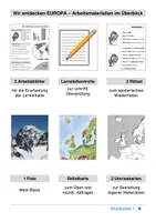 Vorschau - Arbeitsblätter - Wir entdecken EUROPA - Seite 1