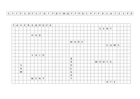 Vorschau - Spiele - Simple Past Suchsel - Seite 1