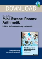 Vorschau - Arbeitsblätter - Mini-Escape-Rooms: Arithmetik - Deckblatt