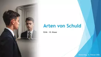 Vorschau - Stundenentwürfe - Gewissen - Schuldbegriffe (religiös, rechtlich, moralisch) - Seite 1