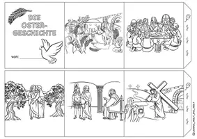 Vorschau - Arbeitsblätter - Leporello "Ostergeschichte" / Ostern - Seite 3