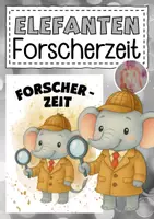 Vorschau - Bildkarten - Elefantenklasse Forscherzeit - Deckblatt