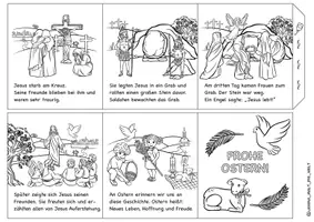 Vorschau - Arbeitsblätter - Leporello "Ostergeschichte" / Ostern - Seite 2