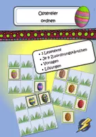 Vorschau - Arbeitsblätter - Ostereier ordnen - Deckblatt