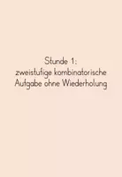 Vorschau - Unterrichtsreihen - Kombinatorik Klasse 1(/2) - Verkleidungen für Biene Hermine - Seite 1