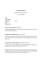 Vorschau - Stundenentwürfe - Materialpaket Kombinatorik Klasse 1 - Unterrichtsentwurf + Material - Deckblatt