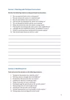 Vorschau - Arbeitsblätter - Participial Constructions - Improving Your Writing Style - Seite 3