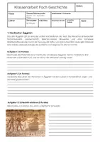 Vorschau - Arbeitsblätter - Alte Ägypten Geschichte Kassenarbeit: Hochkultur & Pyramiden - Seite 1