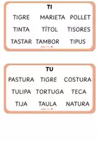 Vista previa - Refuerzo / NEE / Materiales de apoyo - Cerca síl·labes - página 1
