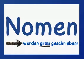 Vorschau - Präsentationen/Tafelbilder - Wortarten Plakate - Nomen, Verben, Adjektive - Seite 1