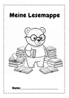 Vorschau - Arbeitsblätter - Lesehäppchen mit Wochenaufgaben (Lesetexte) - Deckblatt