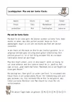Vorschau - Arbeitsblätter - Lesehäppchen mit Wochenaufgaben (Lesetexte) - Seite 1
