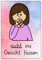 Vorschau - Präsentationen/Tafelbilder - Hygieneregeln Corona- Plakate - Seite 1