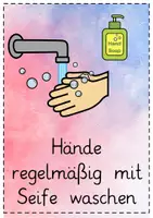 Vorschau - Präsentationen/Tafelbilder - Hygieneregeln Corona- Plakate - Seite 3