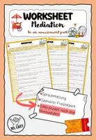 Vorschau - Arbeitsblätter - Mediation / Sprachmittlung - In the amusement park - Deckblatt