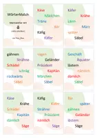 Vorschau - Spiele - WörterMatch: Wörter mit ä (nicht ableitbar) - Seite 1