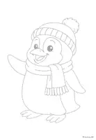 Vorschau - Mal- und Bastelvorlagen - Graphomotorik Klassentier Pinguin - Pinguinklasse - Seite 2
