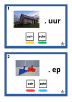Voorbeeld - sch/schr speurtocht kleuren - Voorblad