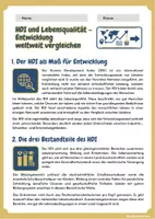 Vorschau - Arbeitsblätter - Human Development Index (HDI) - Entwicklung weltweit verglichen - Seite 1