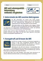 Vorschau - Arbeitsblätter - Human Development Index (HDI) - Entwicklung weltweit verglichen - Seite 2