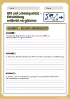 Vorschau - Arbeitsblätter - Human Development Index (HDI) - Entwicklung weltweit verglichen - Seite 3