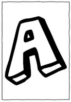 Vorschau - Mal- und Bastelvorlagen - ABC Materialpaket - Vokale - Alphabetisierung - Anlaute - Bildkarten - Seite 3