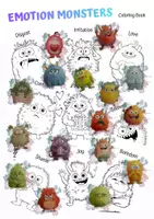 Náhľad - Emotional Creatures Coloring Book - obálka