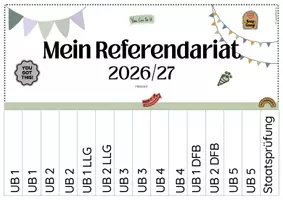 Vorschau - Anderer Materialtyp - Referendariat Abreißkalender Hessen - Seite 1