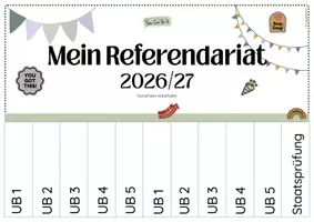 Vorschau - Anderer Materialtyp - Referendariat Abreißkalender Nordrhein-Westfalen - Seite 1