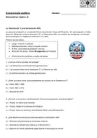Vorschau - Unterrichtsreihen - Los jóvenes de la Generación Z y Alfa (Hörverstehen) - Deckblatt