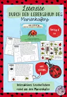 Vorschau - Bildkarten - interaktive Lesereise Lebensraum Marienkäfer - Deckblatt