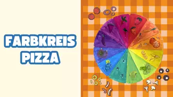 Vorschau - Unterrichtsreihen - Projekt „Farbpizza: Farbkreis gestalten“ - Deckblatt