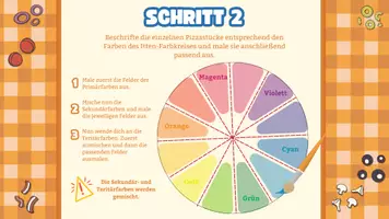 Vorschau - Unterrichtsreihen - Projekt „Farbpizza: Farbkreis gestalten“ - Seite 2