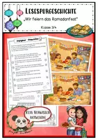Vorschau - Arbeitsblätter - Ramadan - Lesespurgeschichte - Klasse 3/4 - Deckblatt