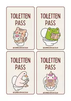 Vorschau - Bildkarten - Toilettenpass für Schüler/innen - Deckblatt