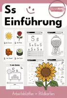 Vorschau - Arbeitsblätter - Ss ARBEITSBLÄTTER + BILDKARTEN: Buchstabe/Laut Einführung - Deckblatt