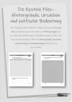 Vorschau - Arbeitsblätter - Epstein Files - Hintergründe, Ursachen und politsche Bedeutung - Deckblatt