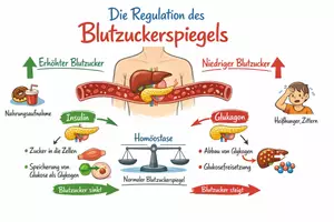 Vorschau - Arbeitsblätter - Arbeitsblatt "Die Regulation des Blutzuckerspiegels" + interaktive Lösung & MP3 + Mindmap + Infografik - Seite 3