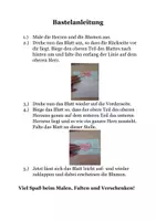 Vorschau - Mal- und Bastelvorlagen - Bastelvorlage: Faltbild "Herz mit Blumen" ("Für Mama") - Seite 2
