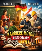 Vorschau - Stundenentwürfe - Warum ist das duale System Deutschlands geheimes Erfolgsrezept? Lernsituation mit Zusatzmaterial (Tafelbild und Erweiterungsaufgaben in 2 Niveaustufen)! - Deckblatt
