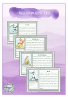Vorschau - Arbeitsblätter - Abschreibkartei Tiere (12 Karteikarten 3. + 4. Klasse) - Deckblatt