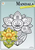 Vorschau - Mal- und Bastelvorlagen - MANDALA NARZISSE (Osterglocke Frühblüher Frühling Ostern) - Deckblatt