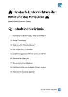 Vorschau - Unterrichtsreihen - Unterrichtsreihe Ritter im Mittelalter - Seite 1