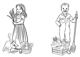 Vorschau - Anderer Materialtyp - Aufsatz Thema: Erntedank (Reizwortgeschichte oder Nacherzählung) - Seite 1