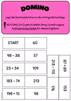 Vorschau - Spiele - Domino zu Grundrechenarten - Seite 1