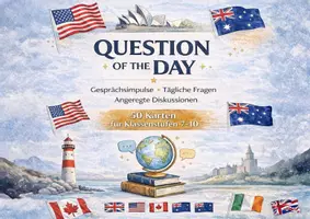 Vorschau - Aufgabenkarten - Question of the Day – 50 Gesprächsimpulse für den Englischunterricht (Klassen 7–10) - Deckblatt