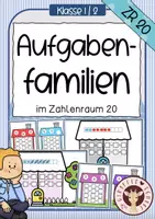 Vorschau - Unterrichtsreihen - Aufgabenfamilien - Zahlenraum 20 - Deckblatt