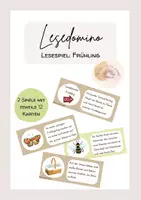 Vorschau - Spiele - Lesedomino: Frühling - Deckblatt